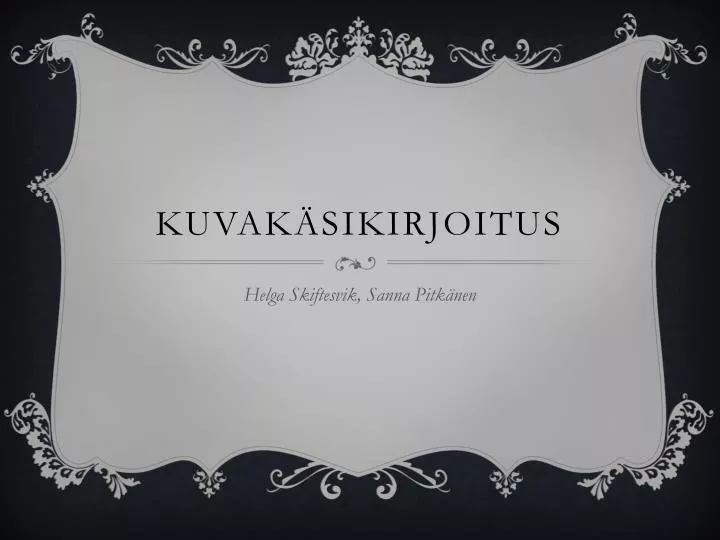 kuvak sikirjoitus