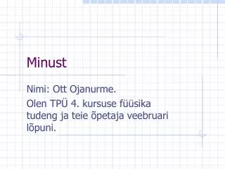 minust