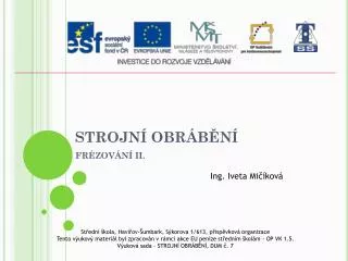 strojn obr b n