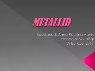 metallid