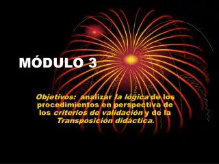 m dulo 3