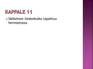 kappale 11