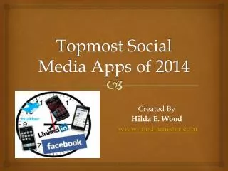 Topmost Social Media Apps of 2014