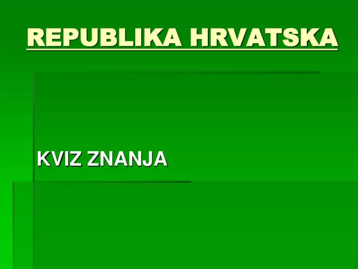 republika hrvatska