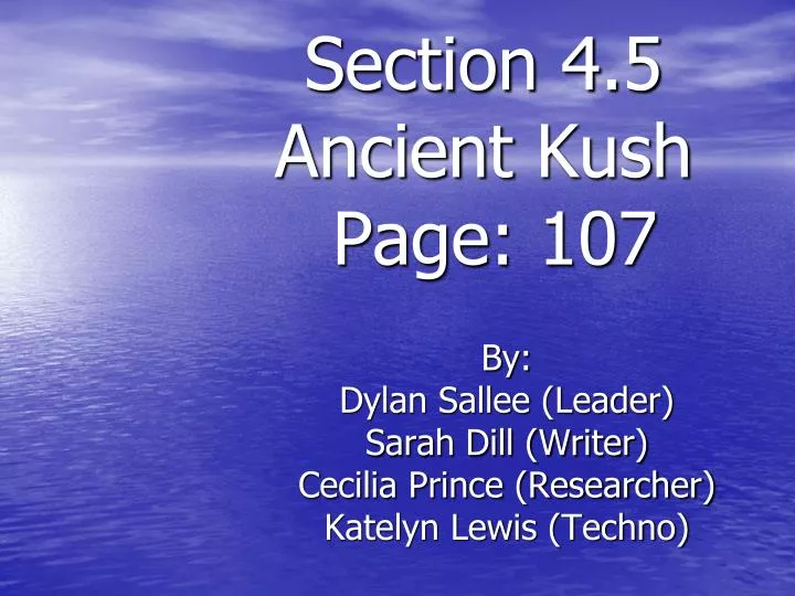 section 4 5 ancient kush page 107
