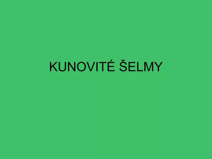 kunovit elmy