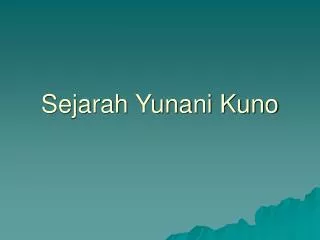 sejarah yunani kuno