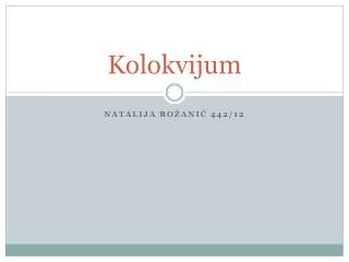 kolokvijum