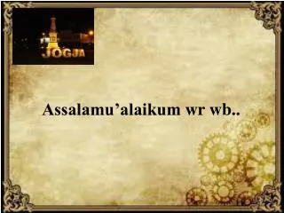 assalamu alaikum wr wb