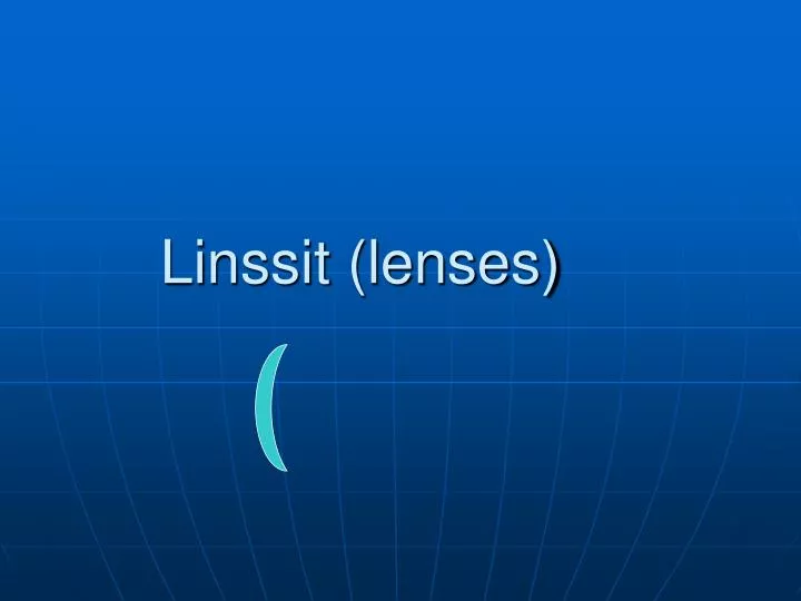 linssit lenses