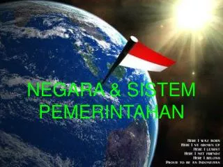 negara sistem pemerintahan