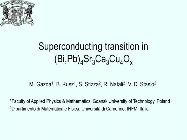 superconducting transition in bi pb 4 sr 3 ca 3 cu 4 o x
