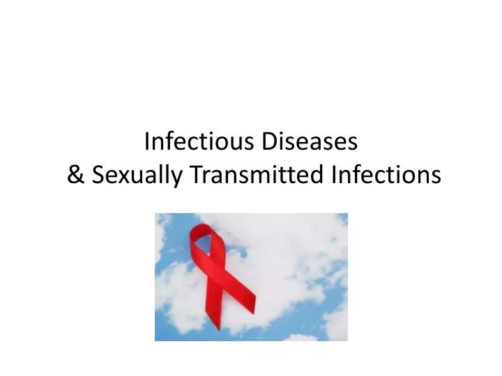 infectious diseases sexually transmitted infections