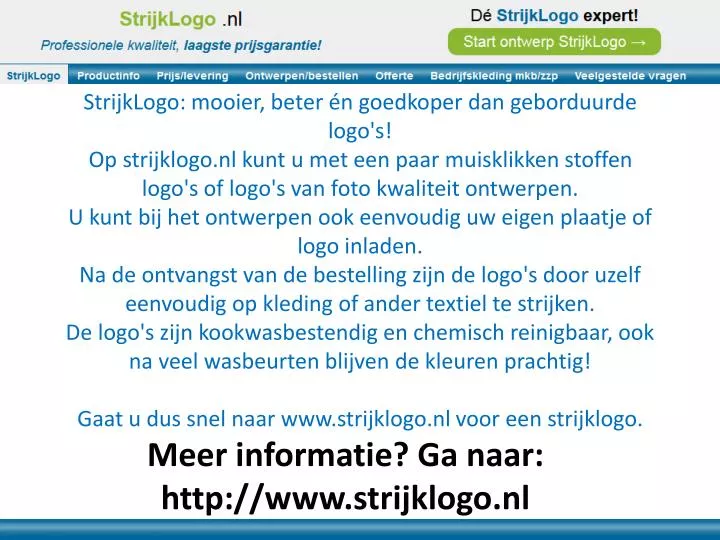 meer informatie ga naar http www strijklogo nl