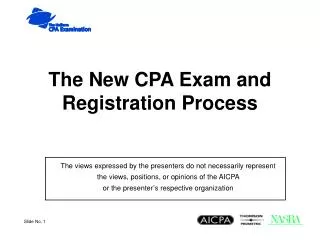 The New CPA Exam and Registration Process