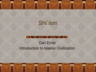 Shi`ism