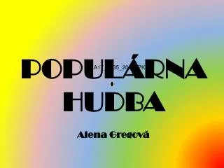 popul rna hudba
