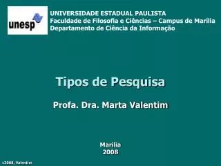 tipos de pesquisa