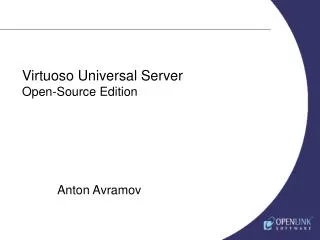 Virtuoso Universal Server Open-Source Edition