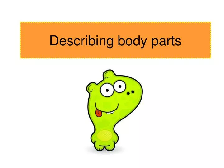 describing body parts