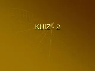 kuiz 2