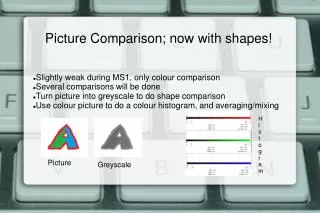 Picture Comparison; now with shapes!