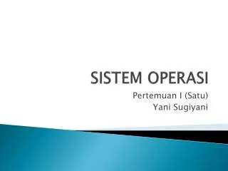 sistem operasi