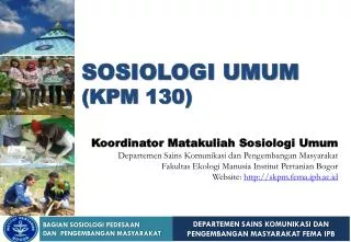 sosiologi umum kpm 130