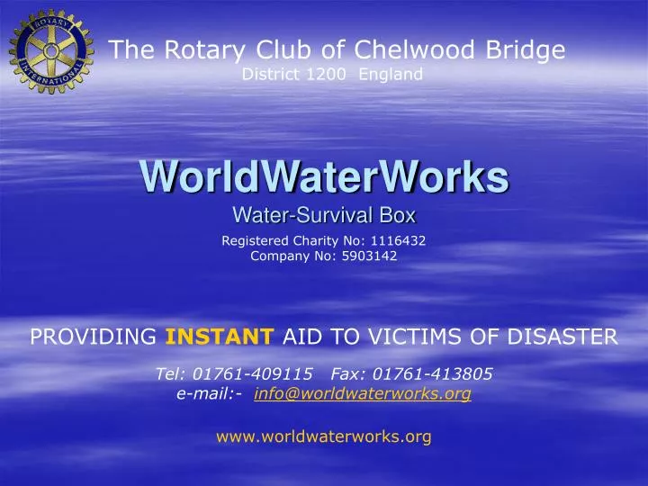 worldwaterworks water survival box