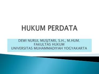 hukum perdata