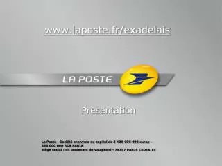 www laposte fr exadelais