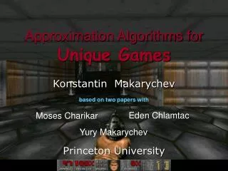 Approximation Algorithms for Unique Games