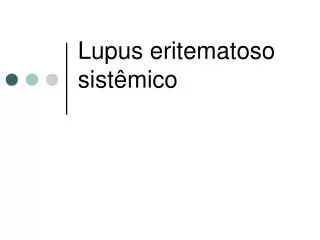 lupus eritematoso sist mico
