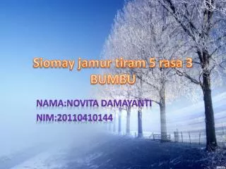 siomay jamur tiram 5 rasa 3 bumbu