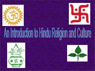 An Introduction to Hindu Religion and Culture