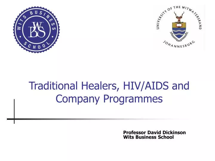 traditional healers hiv aids and company programmes