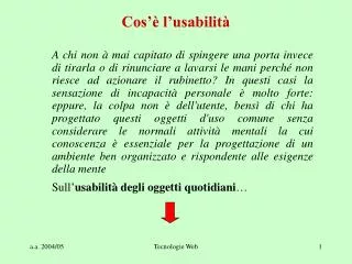 cos l usabilit