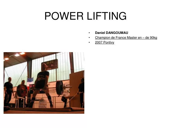 power lifting