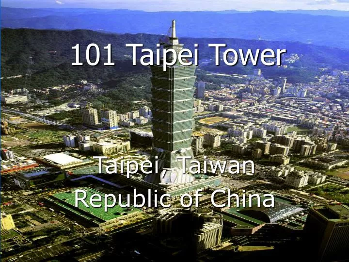 101 taipei tower