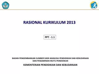 rasional kurikulum 2013