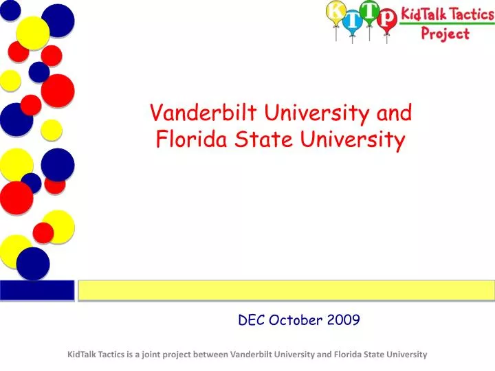 vanderbilt university and florida state university