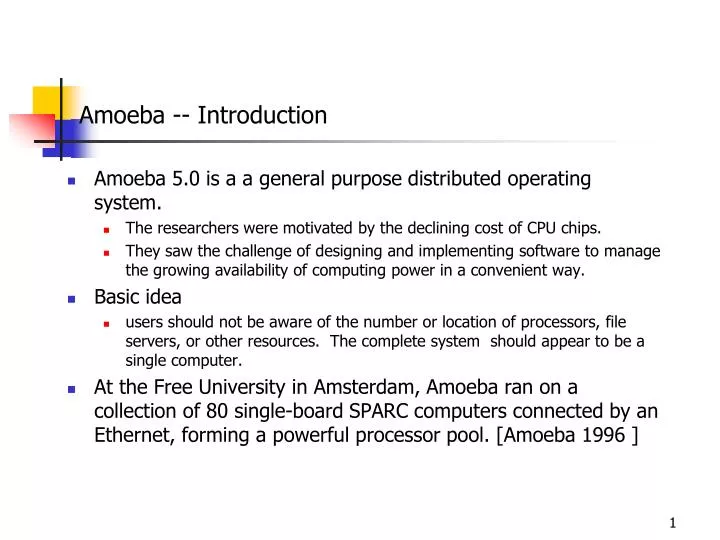 amoeba introduction