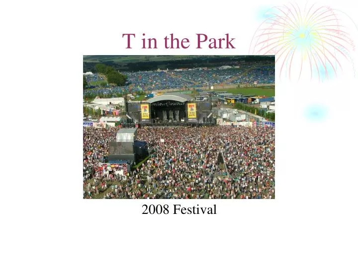 t in the park