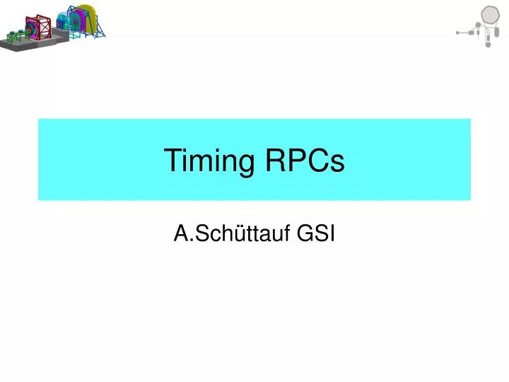 timing rpcs