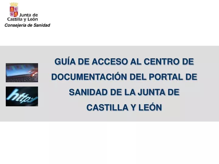 gu a de acceso al centro de documentaci n del portal de sanidad de la junta de castilla y le n