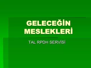 gelece n meslekler