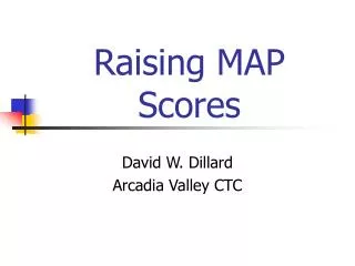 Raising MAP Scores