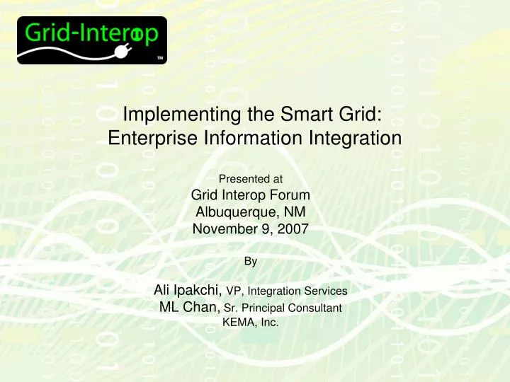 implementing the smart grid enterprise information integration