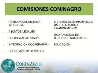 comisiones coninagro