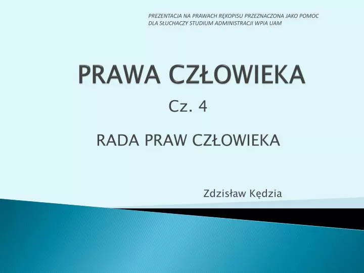 prawa cz owieka